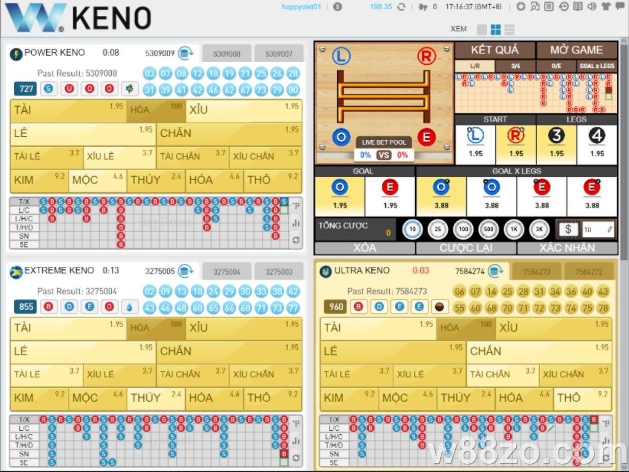 Hướng dẫn cách chơi Keno trên W88 - Thưởng 20% đến 4 TRIỆU (10)